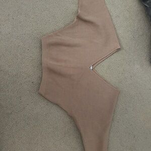 Princess Polly Tan Knit Sweater